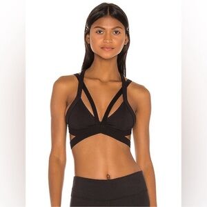 ALO Yoga Black Strappy Bra